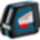 Kryžminių linijų lazerinis nivelyras GLL 2-50 Bosch  (2 plokštumų)