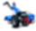 Motoblokas 740 PS GX390 5.0-10 BCS su žemės freza